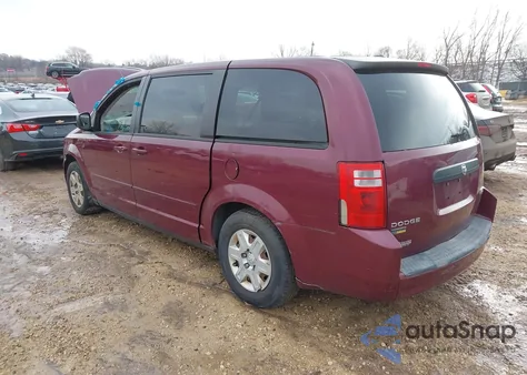 2009 Dodge Grand Caravan Se z USA, uszkodzony, nr VIN 2D8HN44E99R546981